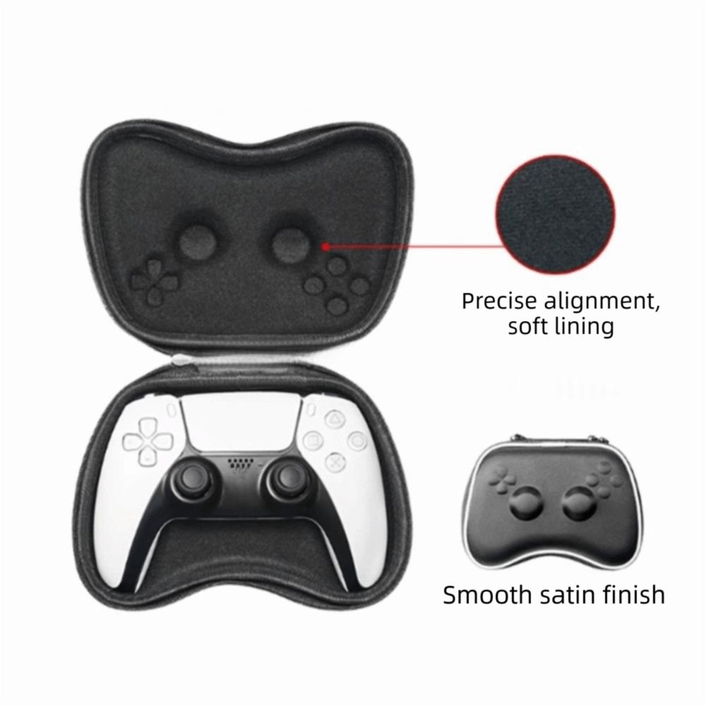 EVA Controller Travel Case Protective Zipper Storage Bag for PS5/Xbox/Switch Pro Gaming Accessories