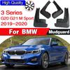 4 stuks spatborden voor de voor- en achterwielen voor BMW 3-serie G20 G21 M Sport Sedan Touring spatborden spatlappen