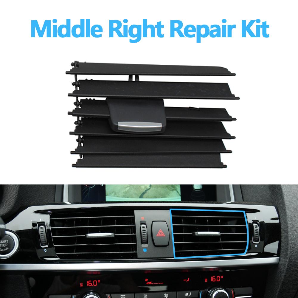 Kit de réparation de clip coulissant pour grille de ventilation de climatiseur avant central de voiture, pour BMW X3 X4 F25 F26