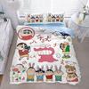 Cartoon Shin-chan Duvet Cover Luxury Crayon Shin-chan Bedding Set Pillowcase 2/3/pcs Adult Children Gift Single Double