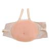 Artificial Pregnancy Belly Silicone Pregnant Belly Bump Tummy Photography Actor Performance Prop with Adjustable Strap