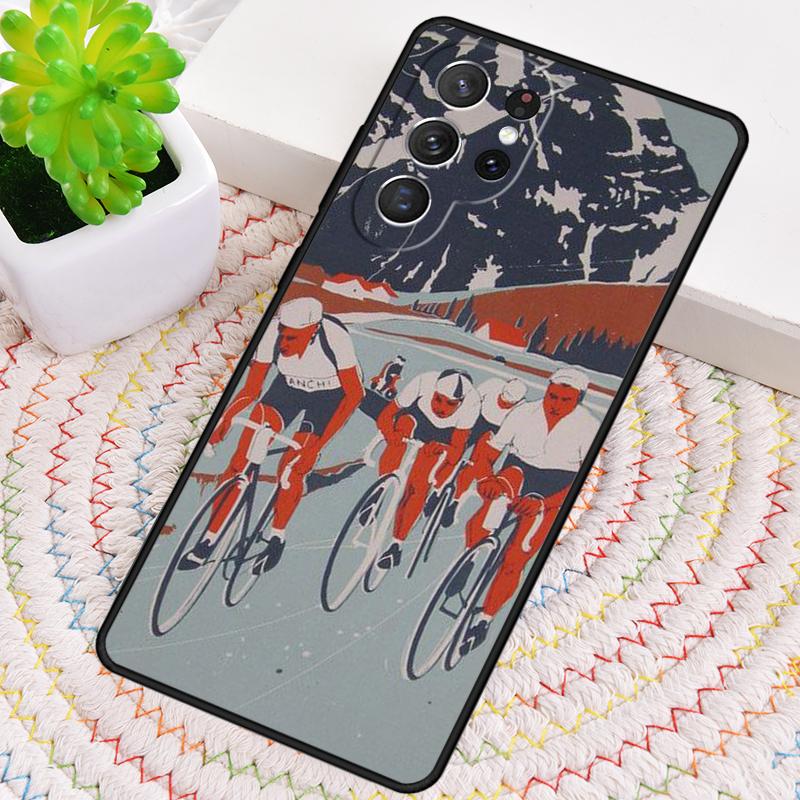 Hjärtfrekvens Cykel Cykel Telefonfodral för Samsung Galaxy note 10 pro S26 Ultra S23 S24 FE S25 S21 S22 PLUS stötsäkert Fodral