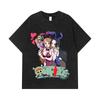 275 GSM Washed T-shirts 100% Cotton One Piece V53 Nami Boa Print Unisex Heavy Cotton T Shirt
