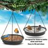 Bird Feeder Tray,Outdoor Garden Hanging Bird-Feeder Hanging Wild Bird Feeder Tray for Outdoor, Garden