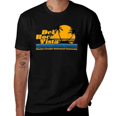 Del Boca Vista Retirement Community Funny Novelty Design T-Shirt T Shirt Man Luxury Essential T Shirt T-Shirt