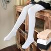 Girls' Thickened Velvet Tights - Winter White Dance Leggings
