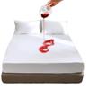 Housse de matelas super imperméable, drap-housse de couleur unie, protecteur anti-poussière contre les acariens et les bactéries, drap-housse sans taie d'oreiller