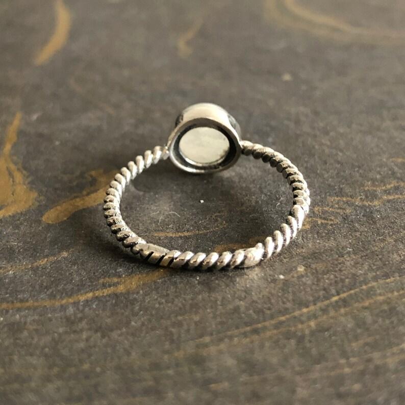 Rainbow Moonstone Round Gemstone Ring, Statement Ring, Women Ring, Gift For Her, Handmade Jewelry, Ring For Sale