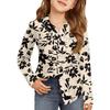 Girls' Button-Down Shirt - Long Sleeve Dress Blouse