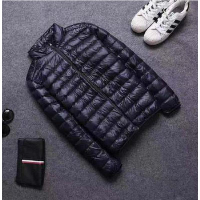 Cotton-padded Light Feather Cotton Hooded Men's Short Youth Large Size Winter Stand-up Neck Cotton-padded Jacket