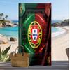 Portugal Football Print Beach Towel Quick Dry Super Absorbent Soft Bath Towel for Swimming Beach Travel Fan Souvenir Gift