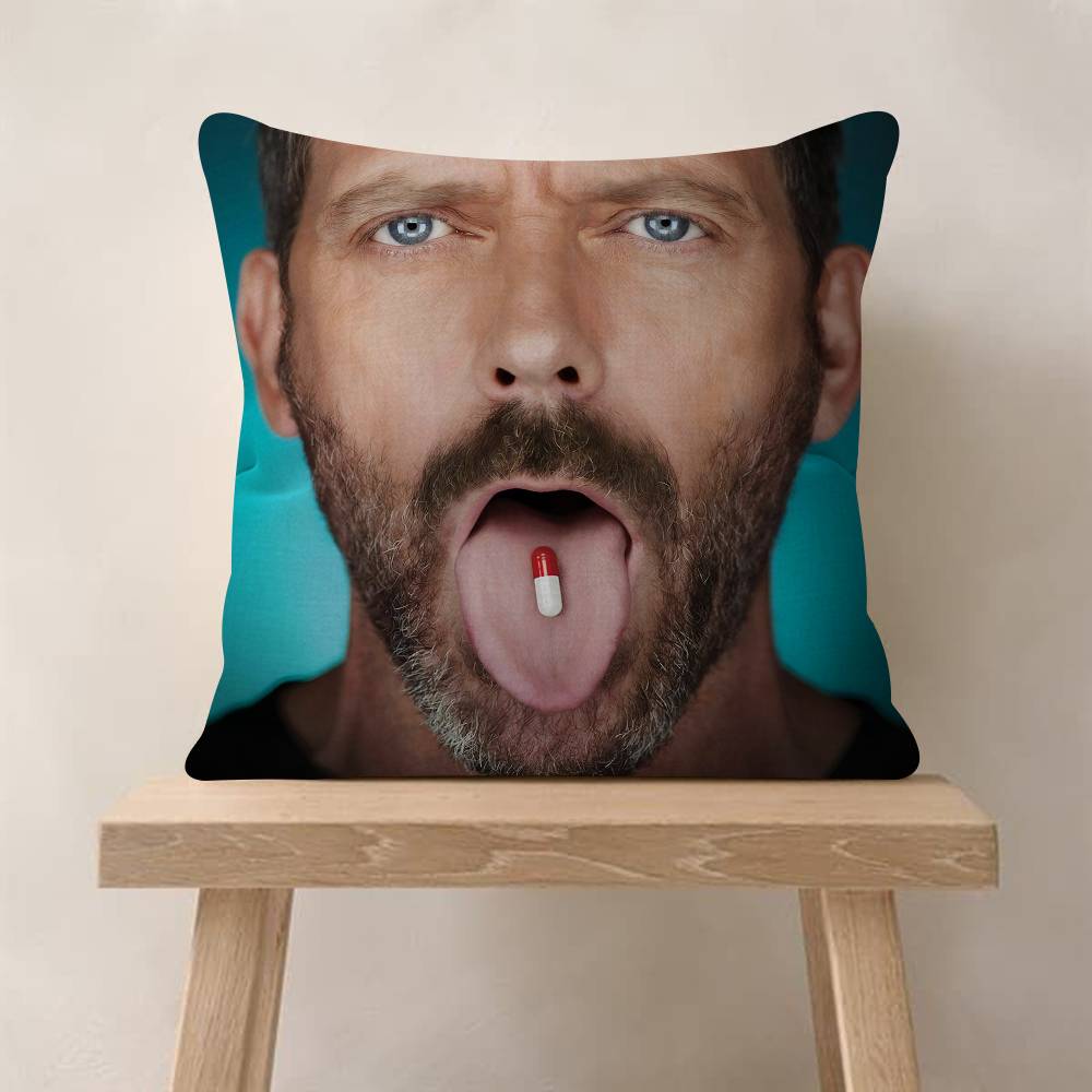 Medical Drama House MD TV Show Pillow Gift Home Office Decoration Bedroom Sofa Car Cushion Cover Case X