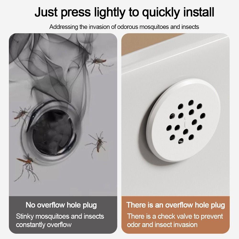Useful Plastic Sink Overflow Covers Round Replacement Sink Hole Cover Trim Ring Cap Kitchen Bathroom Supplies