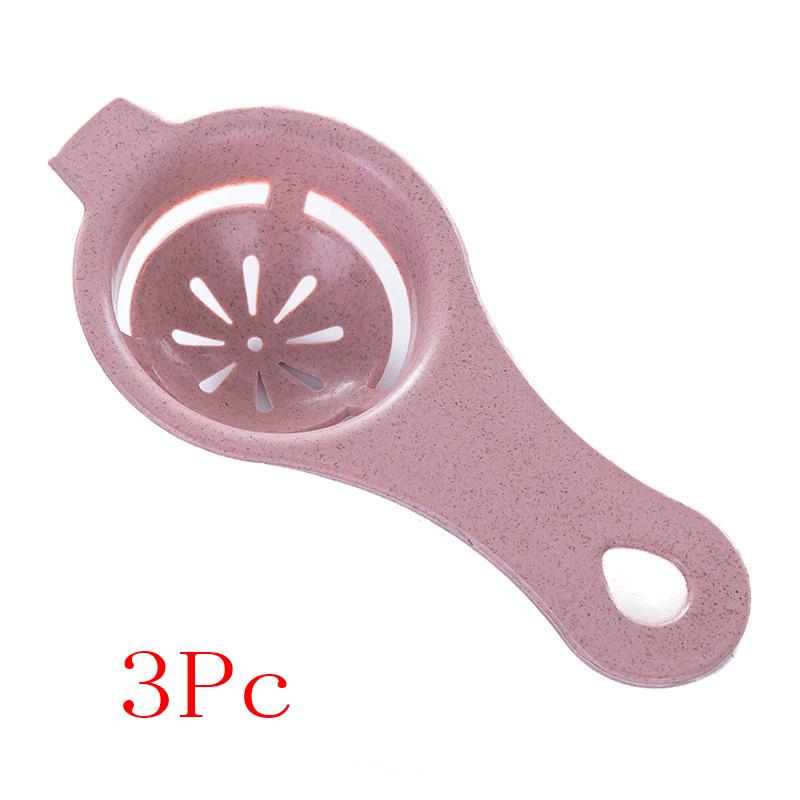 1pc/4pcs Wheat Straw Egg White Separator Egg Yolk Separator Egg Filter Egg Yolk Sieve Household Gadgets Utensils Accessories