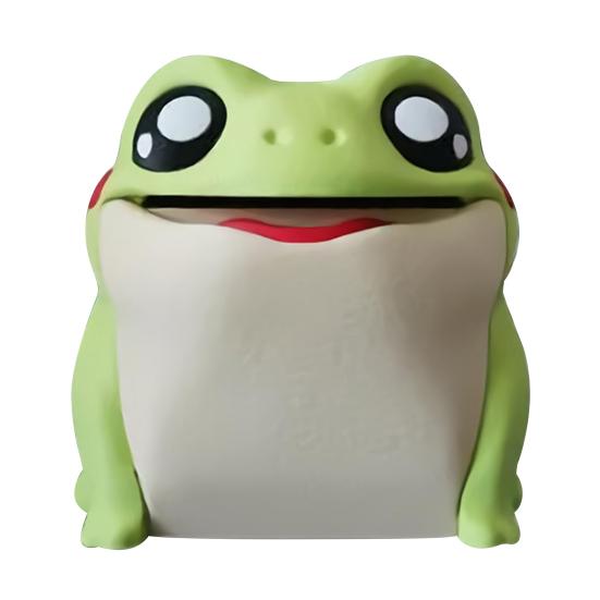 Frog Toilet Paper Dispenser Fun Interactive Flip Belly 3D Printing Frog Tissue Box Roll Paper Container Bathroom Decoration
