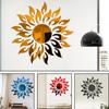 3D Mirror Wall Stickers Sunflower Acrylic Mirror Art Diy Home Decorative Adhesive Decors