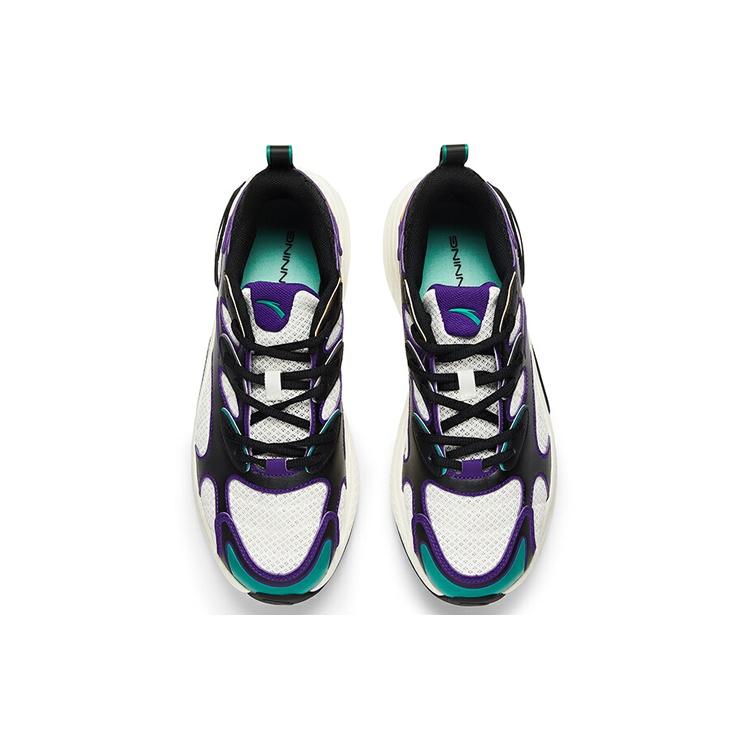 Anta Run Collection 'White Black Purple' Men's 112025591-1