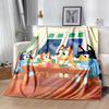 Bluey's Colorful Pals Blanket Durable Comfort Perfect for Bed Couch Sofa for All Seasons Modern Style Gifts For Family Or Friends