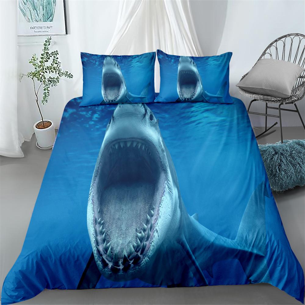 3D Giant Tiger Bedding Set King Queen Twin Single Size Duvet Cover Pillow Cases Bed Linen Set