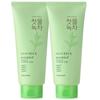 Espuma de Limpeza Facial Hidratante Kwailnara First Water Chá Verde, 180g, 2 unidades