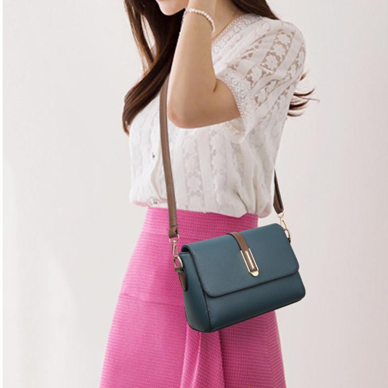 Spring New Fashion Crossbody Bag Soft PU Leather Messenger Bag Versatile Sling Shoulder Women's Bag Small Handbags