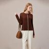 Barn Wind Intellectual Wool Cardigan - Women's 25 Year Winter Edition Knitted Thread Design Daily Commuter Knitted Sweater