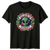 Believe In Yourself Alien Roses Graphic Novelty Adult Humor T-Shirt