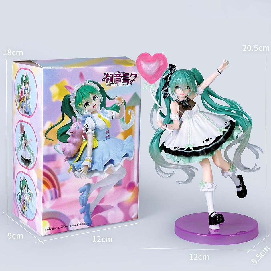 Original Hatsune Miku Birthday Party AMP Figure Ver. Anime Action Model Collectible Toys Gift