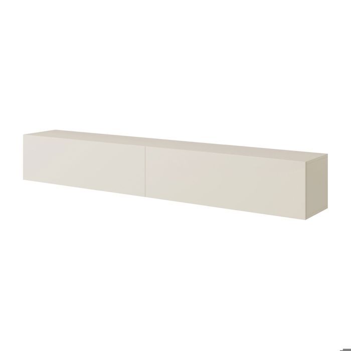 Meuble TV 2 Portes - BALEO - 200 Cm - Greige