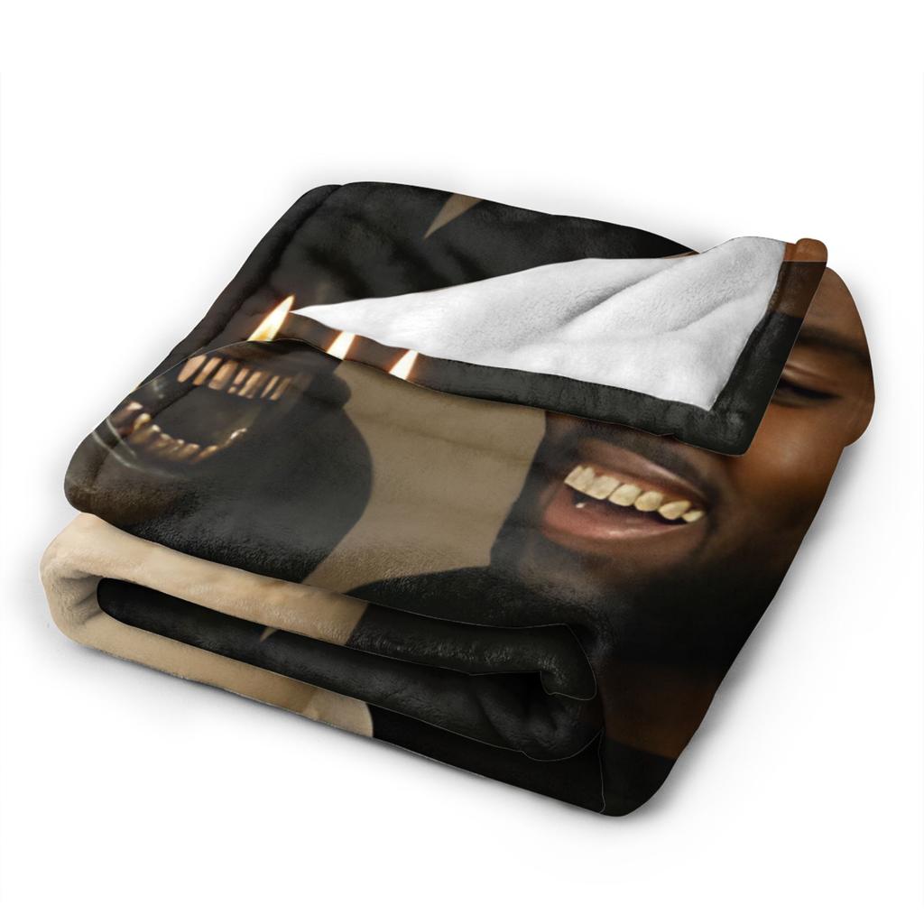 Kanye Meme Alles Gute zum Geburtstag Plüschdecke Flanelldecke für Heimdekoration Warm Weich Benutzerdefinierte DIY Qualität Tagesdecke Geschenk