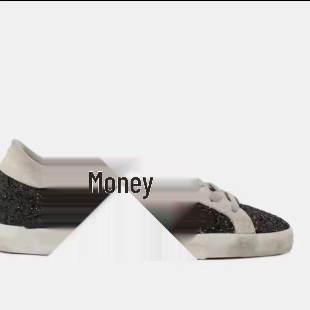 Unisex Retro Distressed White Shoes: Versatile, Height-Enhancing Korean GG Star Design