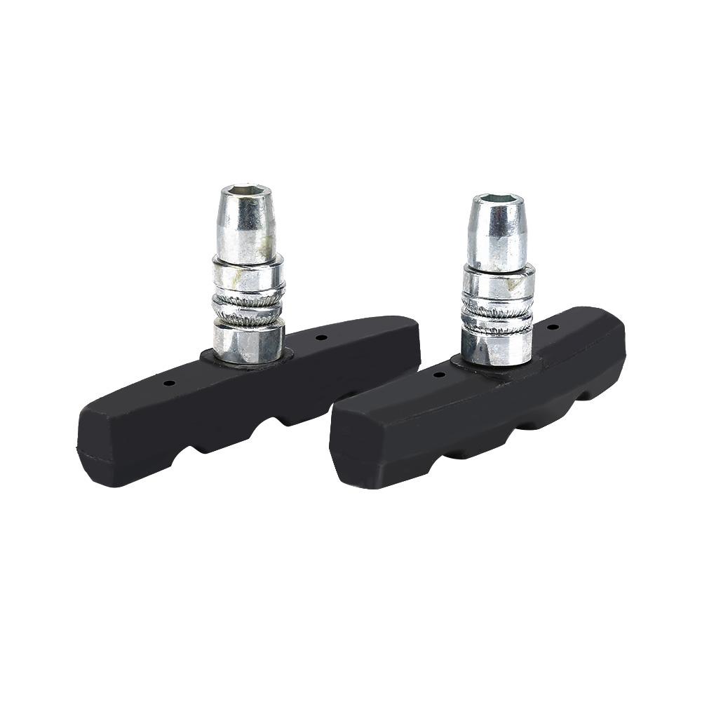 1 Pair of Cycling Mountain Bike Brake Pads Rubber Blocks Holder Useful Accessories Mountain Bike Brake Pad