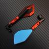 Pair 8mm 10mm CNC Aluminum Motorcycle Mirror Rearview Rear View Side Mirrors Motorbike For Kawasaki Z900 Z900RS Z800