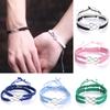 2 stuks/Set Vriendschapsarmband Voor Mannen Vrouwen Handgemaakte Gevlochten Touw Armband Oneindige Liefde Koppels Armband Set Mode Sieraden