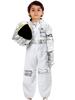 [deaizaka.biz] Kids' 3-Piece Space Suit Cosplay Set (Jumpsuit, Helmet, and Gloves) - Cool Astronaut Costume for Children 100-120cm (42-44 Inches)