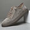 Fashion Men High Quality Casual Shoes Fashion Men's Shoes Comfortable Thick Bottom Walking Mens Sneakers New Suede Leather Lace-Up Shoes