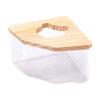 Hamster Bathroom Transparent Hamster Sandbox Detachable Small Animal Sand Bath Container Small Pet Supplies