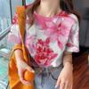 T-shirt Clothing Women's Short-sleeved Fashion Crew Neck Top Summer Elegant Clothing Loose Casual Half-sleeved Women's T-shirt