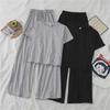 "2024 Plus Size Women's Spring Loose Slimming Two-Piece Pajama Suit"