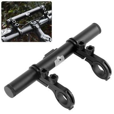Bicycle Handlebar Extended Bracket USB Charging Power Bank Bike Front Light Mount Bar Holder