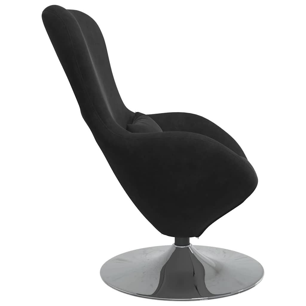 Egg Chair Black Velvet