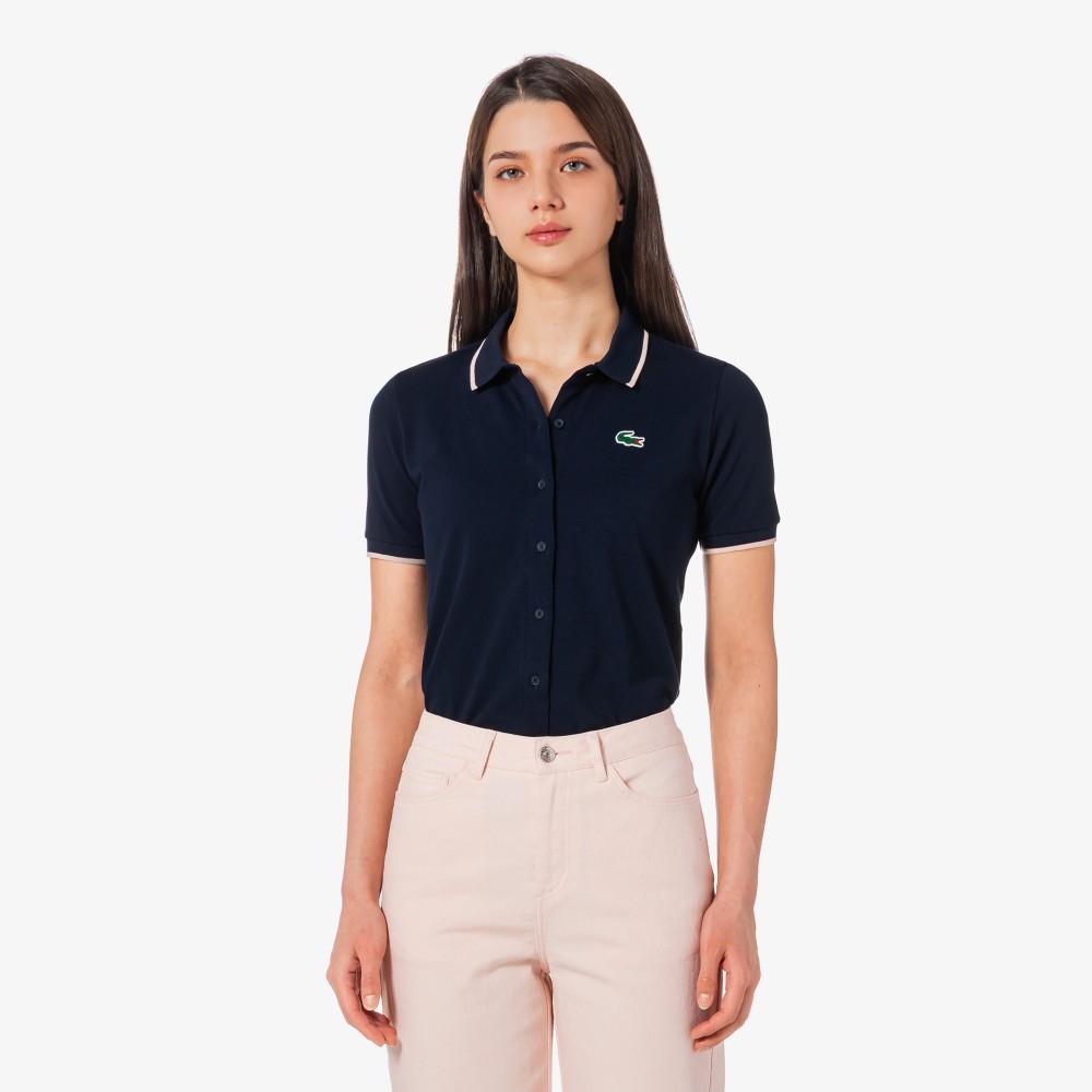 Lacoste Women's Golf Pique Shirt-Style Polo Shirt PF0104-56G166