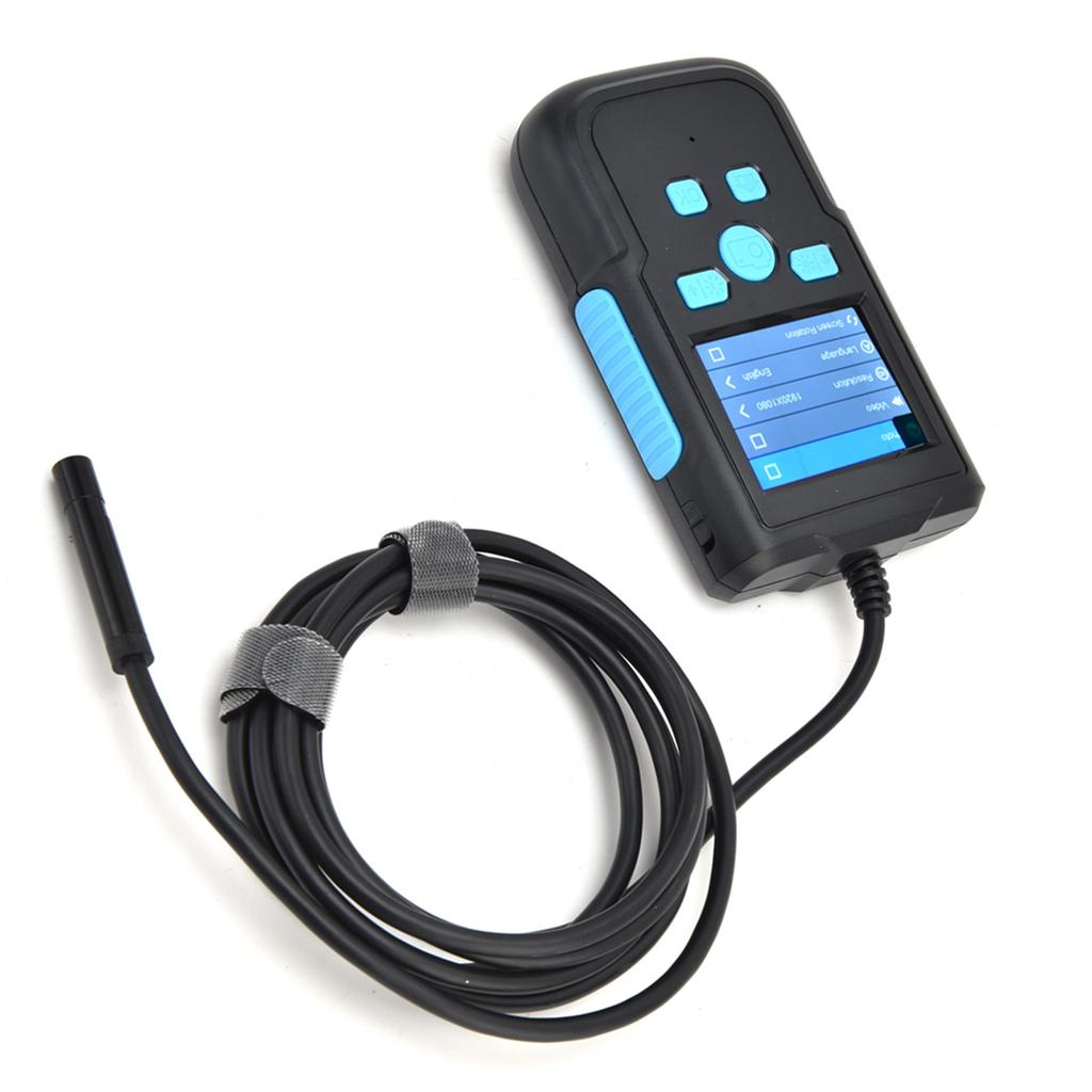 8LED P60 1080P HD Digital Endoscope with 2.4in Screen 8mm Lens Waterproof Pipeline Inspection