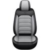 Cuscino per Sedile Auto in Pelle Nappa – Cinque Posti, Copertura Completa, Quattro Stagioni, Pronto per l'Estate