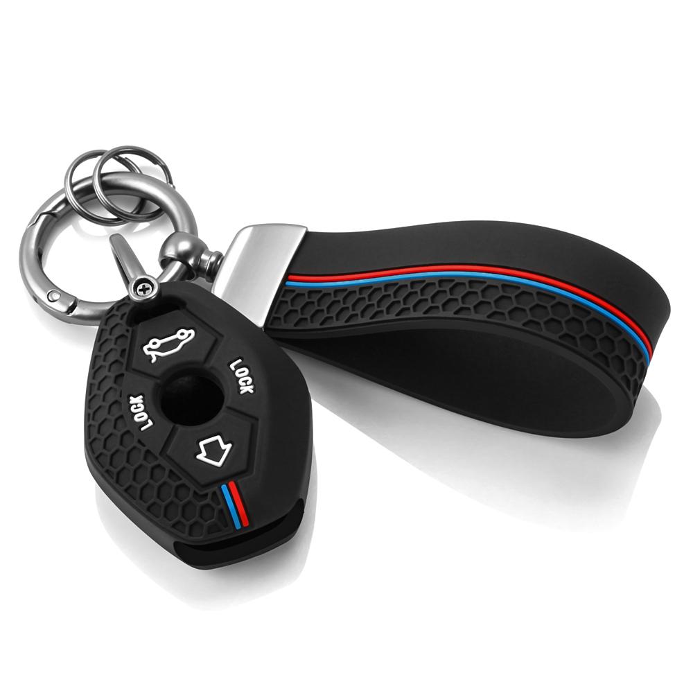 Silicone Car Key Case Key Chain For Bmw 3 5 7 Series E38 E39 E46 E83 M5 325I X3 X5 Z3 Z4 Accessories