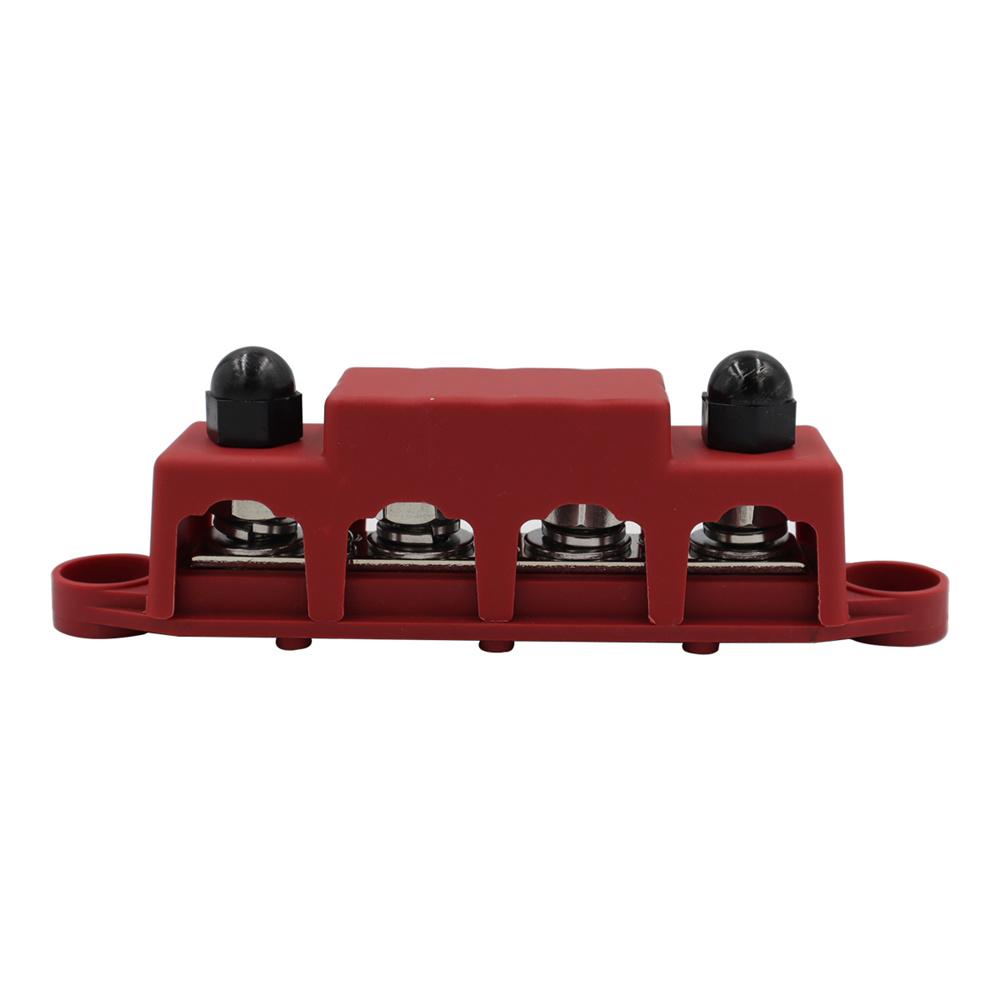 M10 3/8" 4 Stud Power Distribution Block for Car BUS Truck Boat RV 48V DC