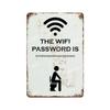 Funny Toilet Metal Painting Tin Sign Retro Picture Vintage Corrosion Plaque Board Cafe Bar Man Cave Cinema Bathroom Wall Decor