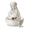 Virgin Mary Jewelry Holder for Rosary Necklace Rings 5" Blessed Catholic Resin Statue Religious Keepsake for Christian Home Decor