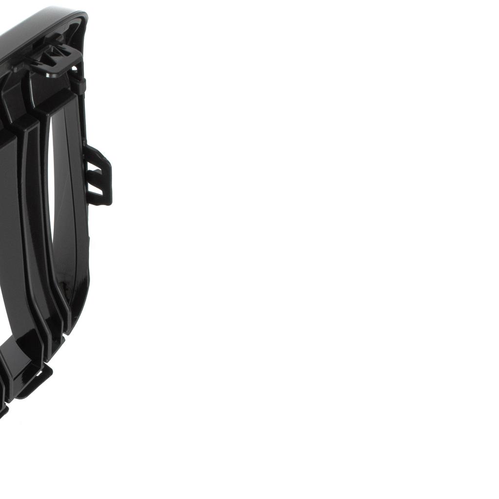 BMW X1 F48 15-19 Grille Between Headlights (Kidneys) Left + Right Set, Black Glossy Double Bar