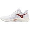 WAVE MOMENTUM PRO Support Low Top Volleyball Shoes Women's White Red V1GC254073